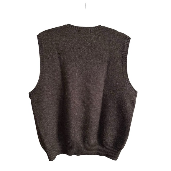 EDDIE BAUER Vintage Wool Sweater Vest Men’s S – Unisex Cottagecore Academia - Picture 2 of 9